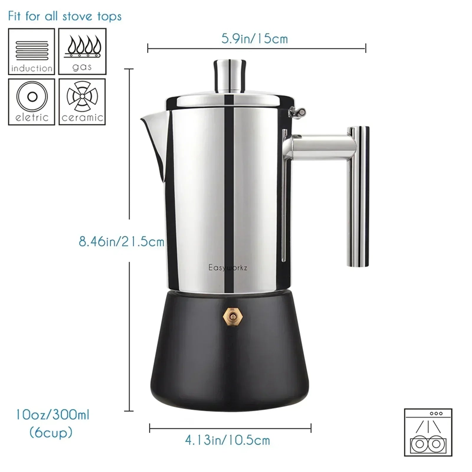 Steel Brew Coffee Pot